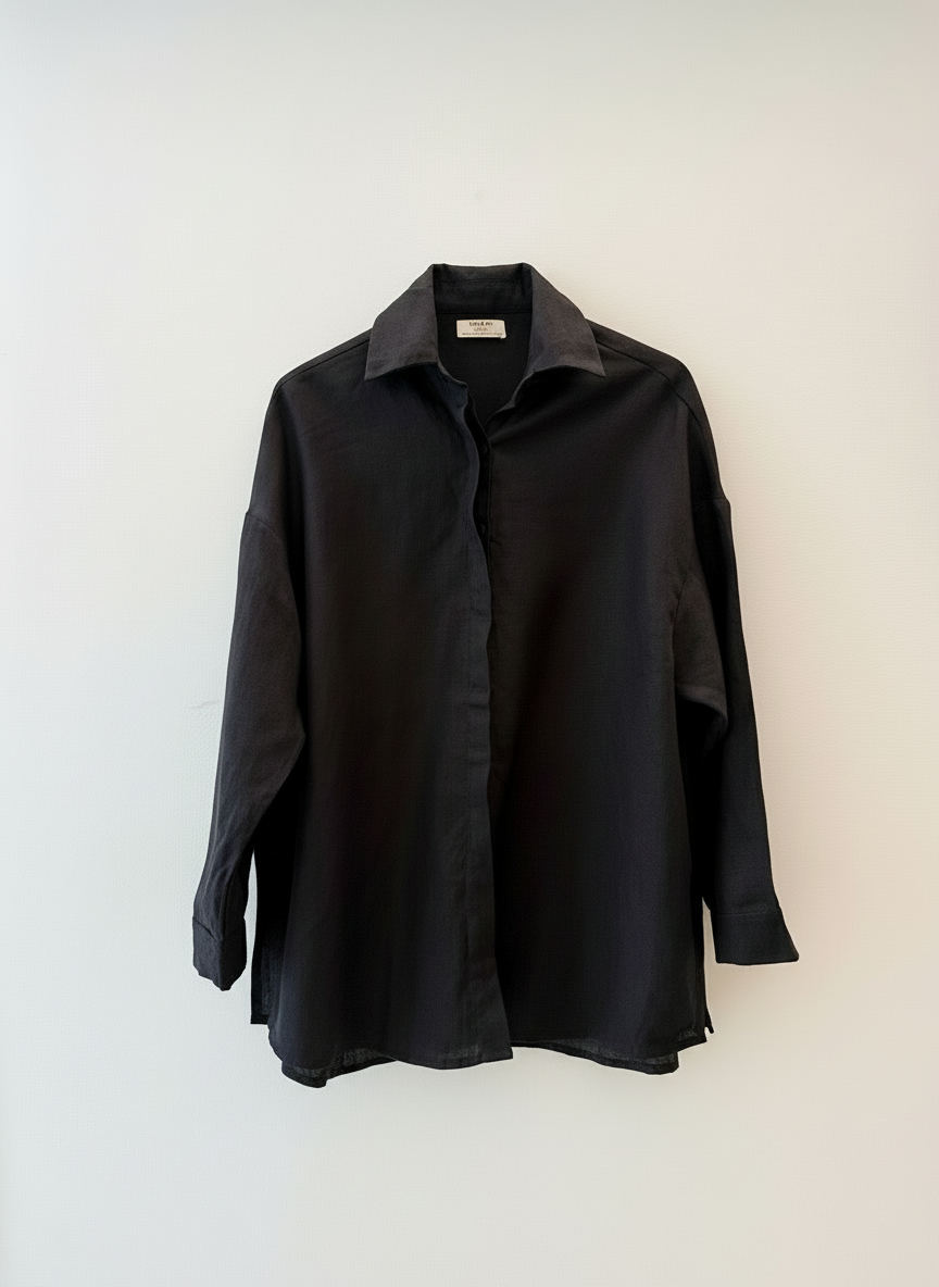 Juana - French Linen Oversize Shirt
