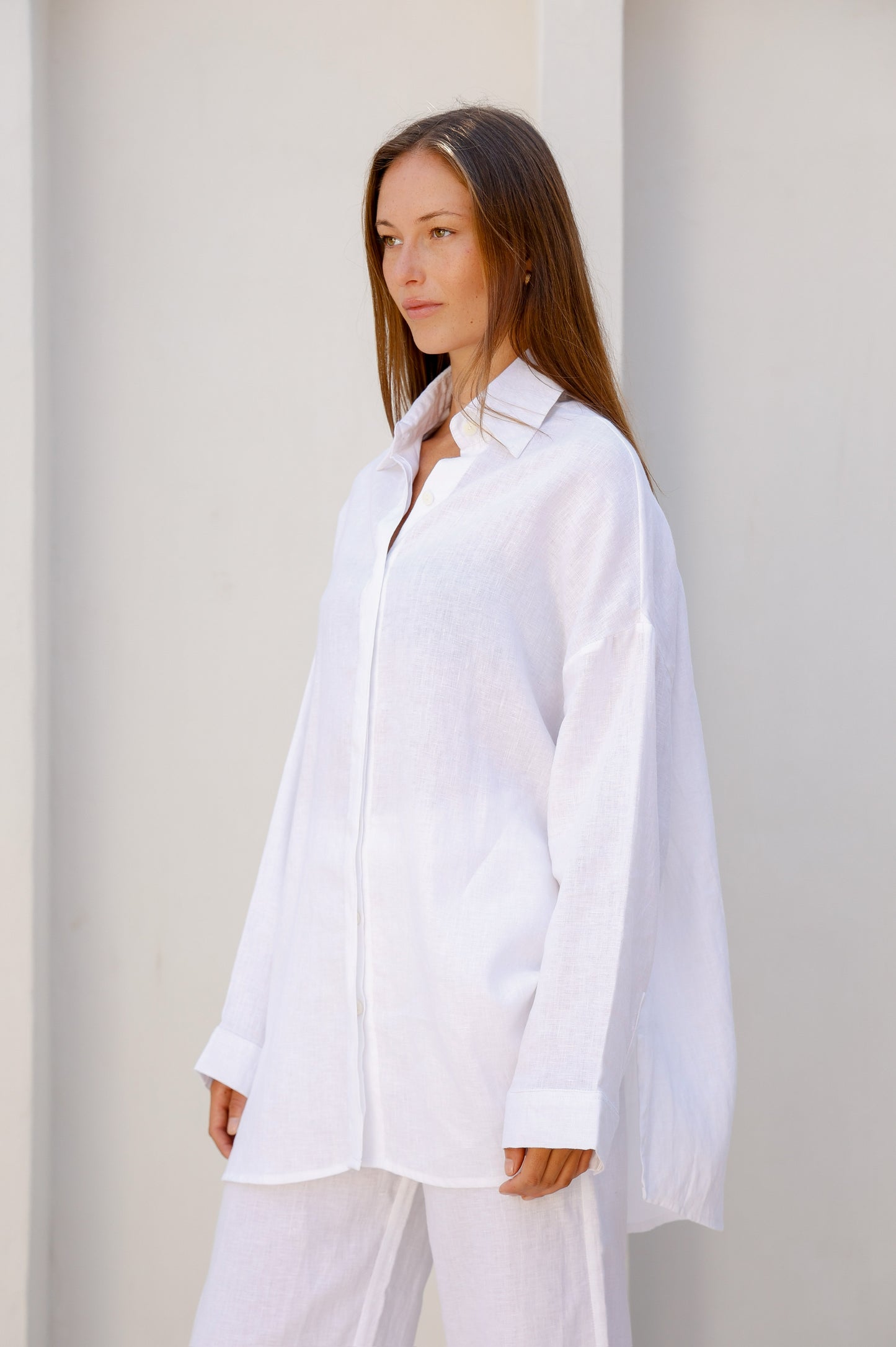 Juana - French Linen Oversize Shirt