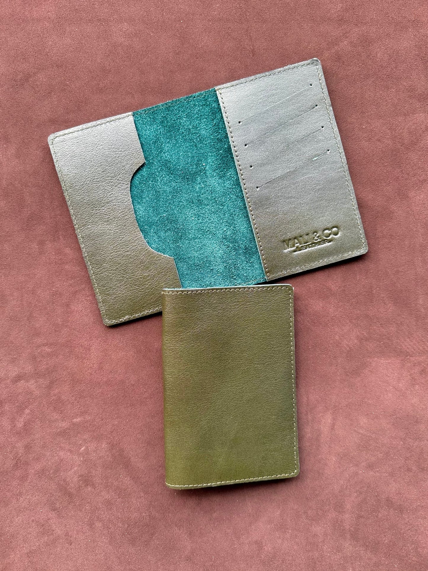 Lauren Passport Holder Cowhide Leather