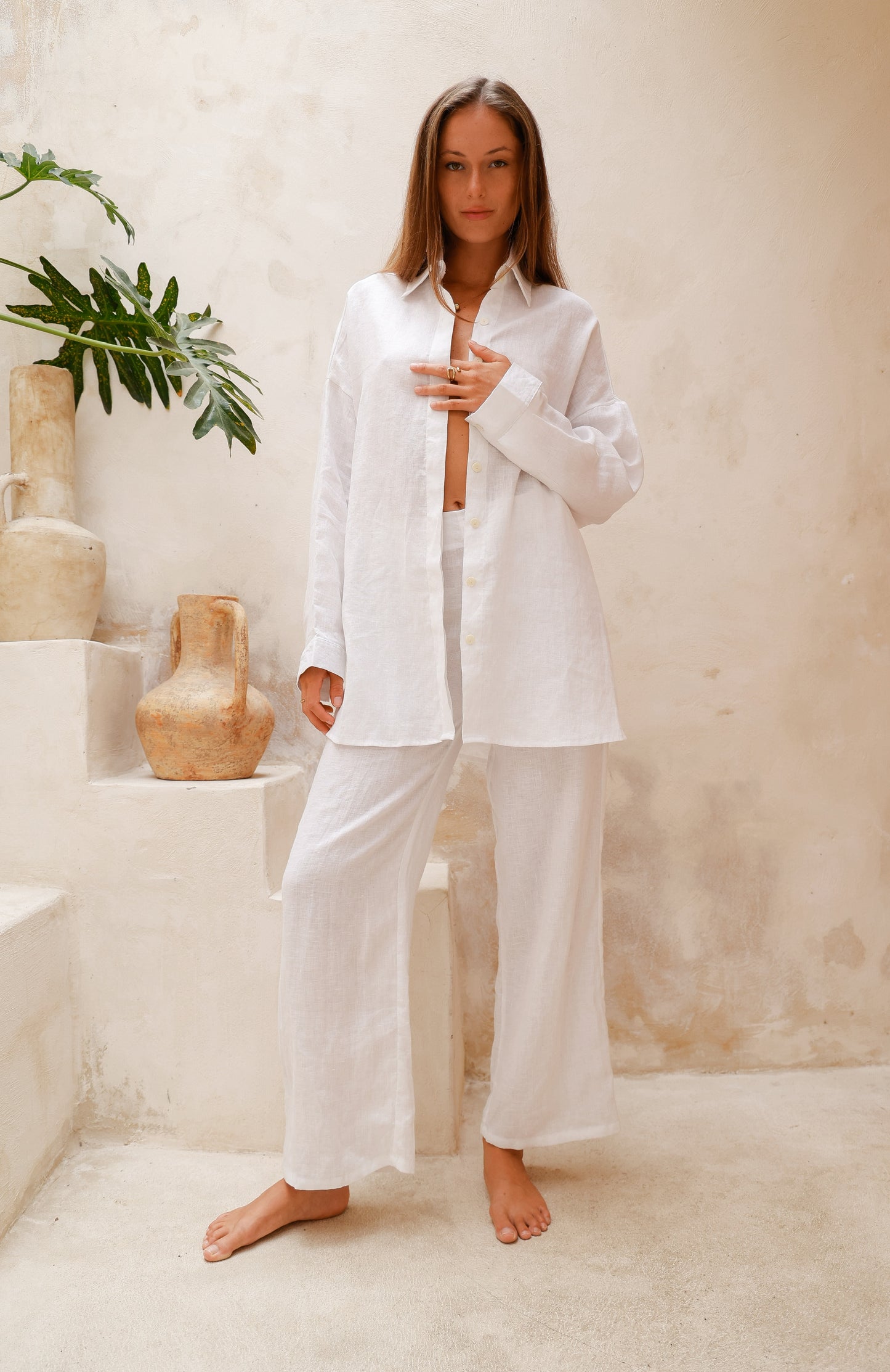 Juana - French Linen Oversize Shirt