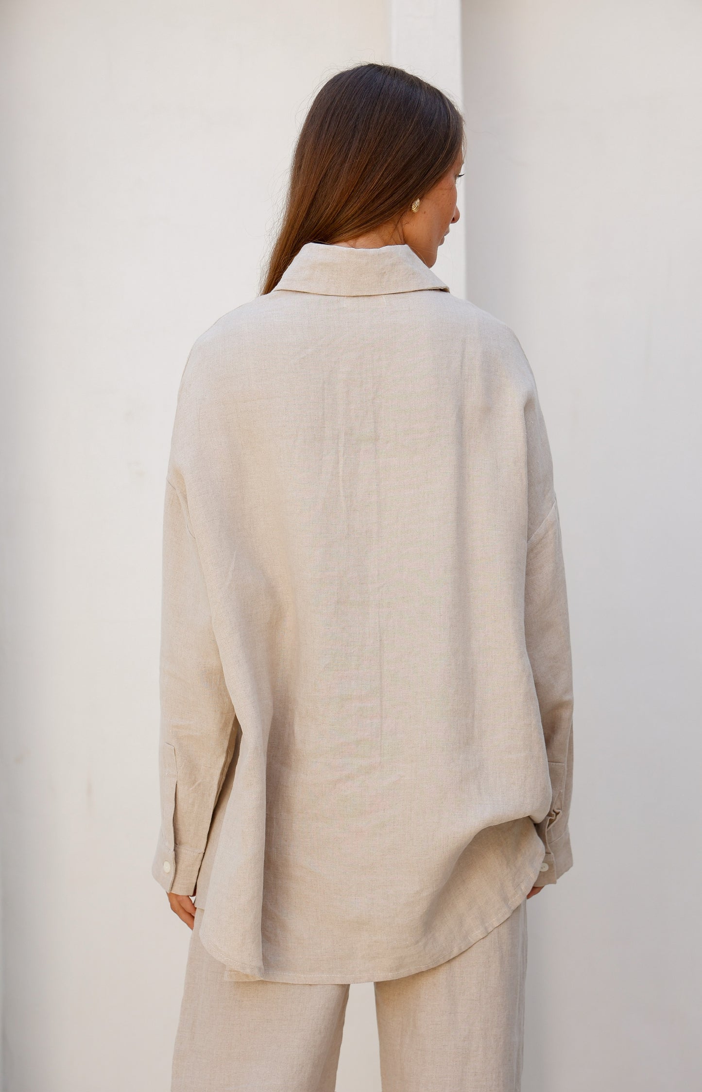 Juana - French Linen Oversize Shirt