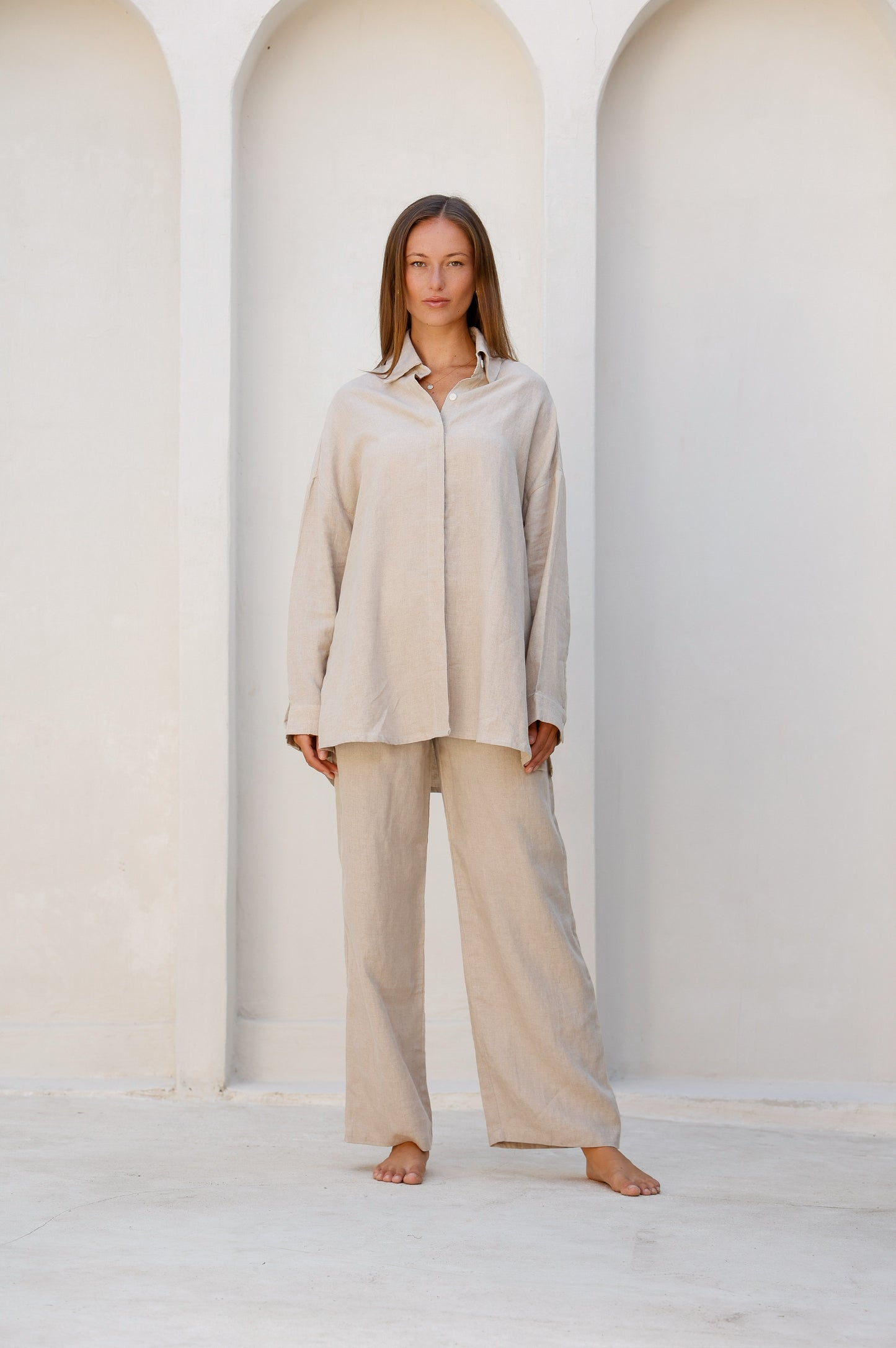 Juana - French Linen Oversize Shirt