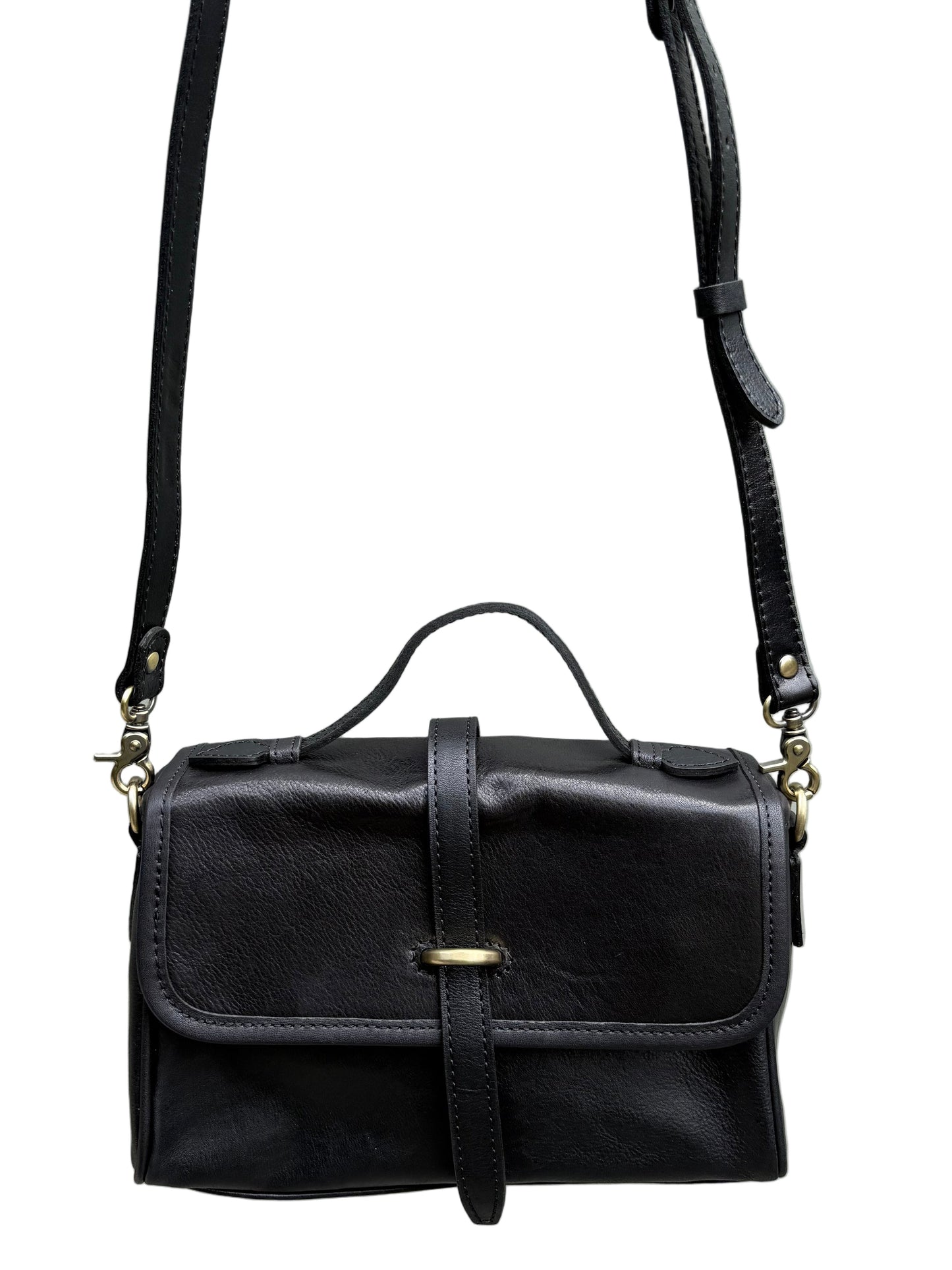 Lola Bag  - Vegetable Tanned Leather Bag with Brass Details – Versatile & Timeless