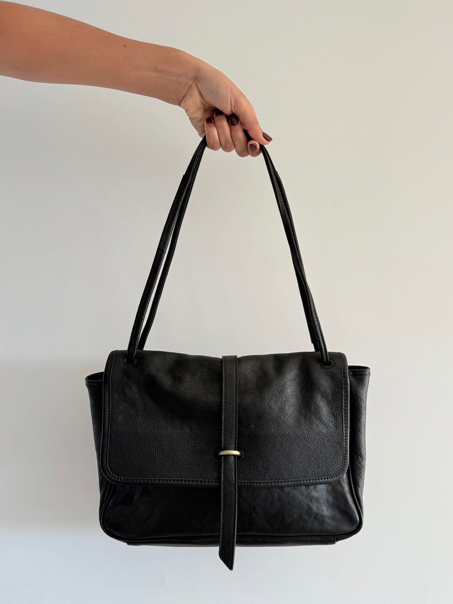 Mabel Vegetable Tanned Leather Crossbody Bag – Adjustable Strap