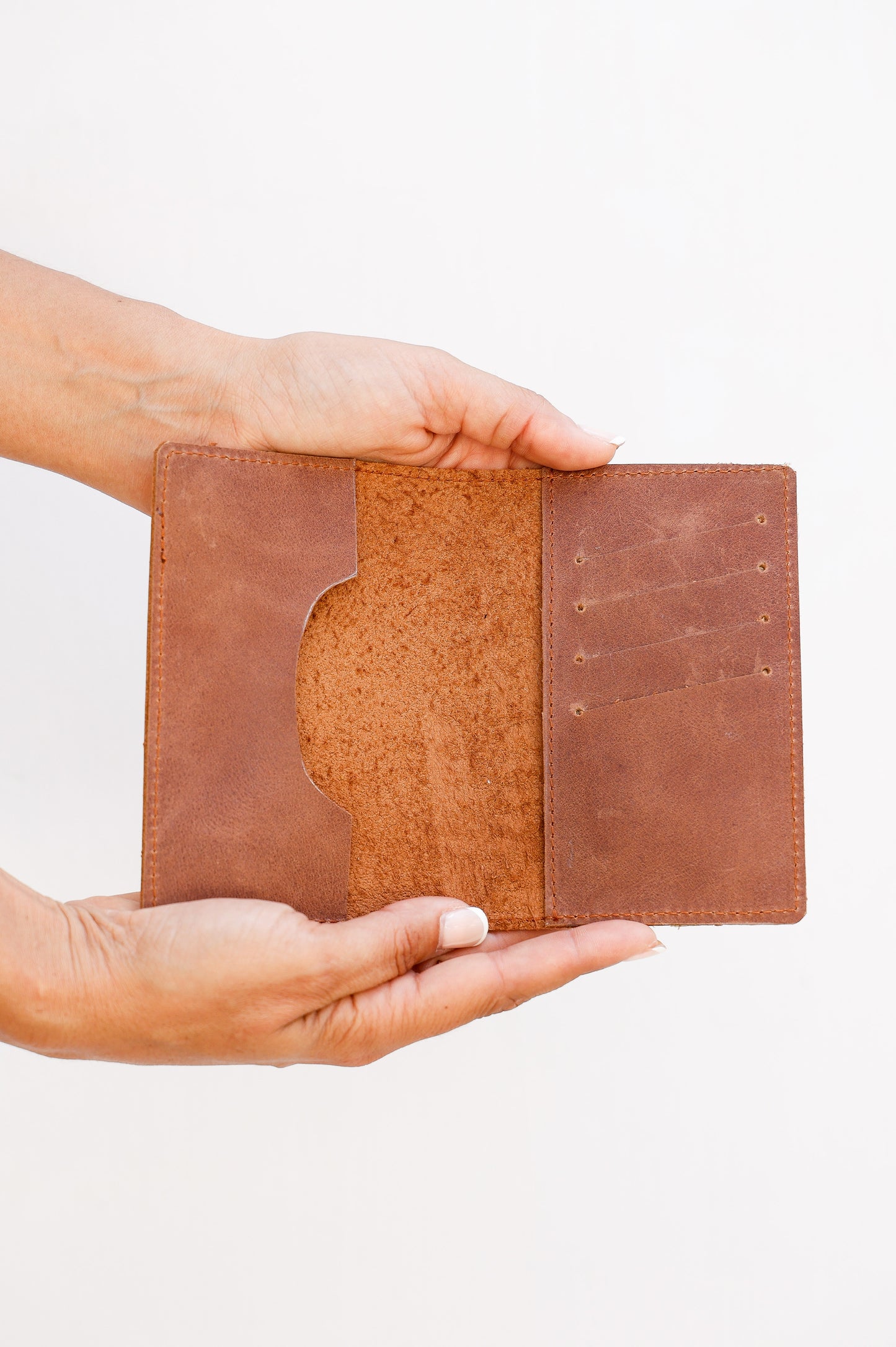 Lauren Passport Holder Cowhide Leather